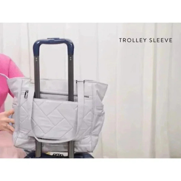 LUG Trotter Tote Bag / Shoulder Bag / Diaper Bag - Cloud Grey - Picture 16 of 16